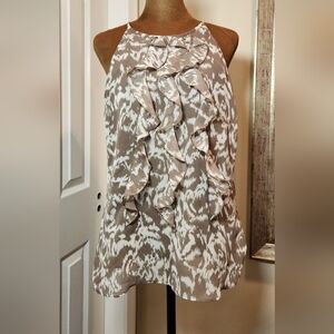 Ann Taylor Elegant Beige and Cream Women's Top